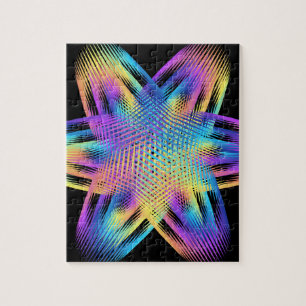 Puzzle Beau motif de couleurs de titane -