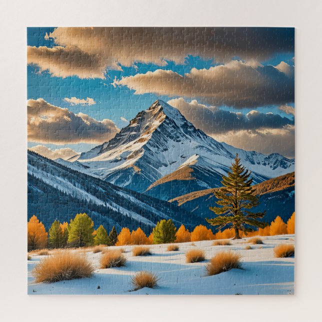 Puzzle Beau Paysage Montagneux (Vertical)