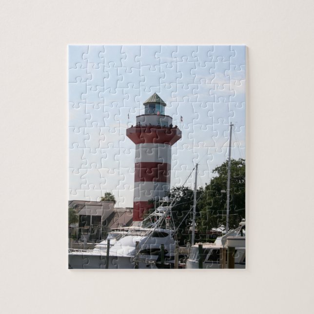 Puzzle Beau phare et marina (Vertical)