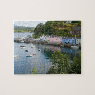 Puzzle Beau port et voiliers avec reflets en 2