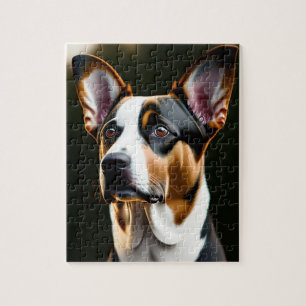 Puzzle Beau portrait de gros chien