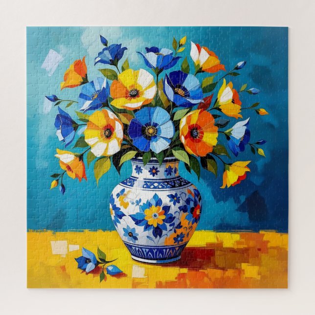 Puzzle Beau vase de fleurs  (Vertical)