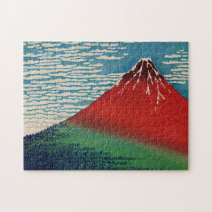 Puzzle Beau vent matin clair Art japonais vintage