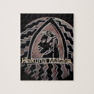 Puzzle Beauté Africaine : Portrait Maasai Bongo Art Triba