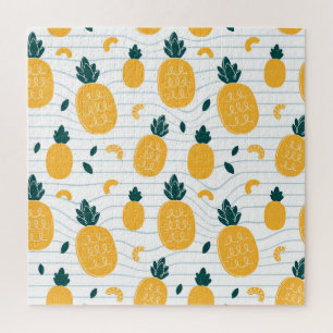 Puzzle Beauté ananas : Motif tiré à la main