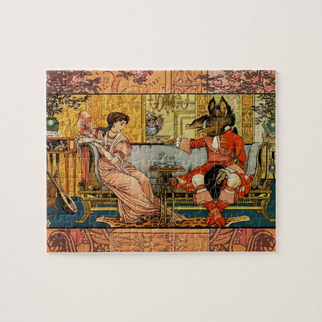 Puzzle Beauté Beast Classic Fairy Tale Caractères (Horizontal)
