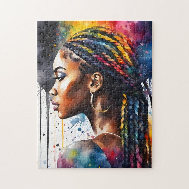 Puzzle Beauté colorée (Vertical)