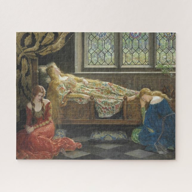 Puzzle Beauté dormante (par John Collier) (Horizontal)