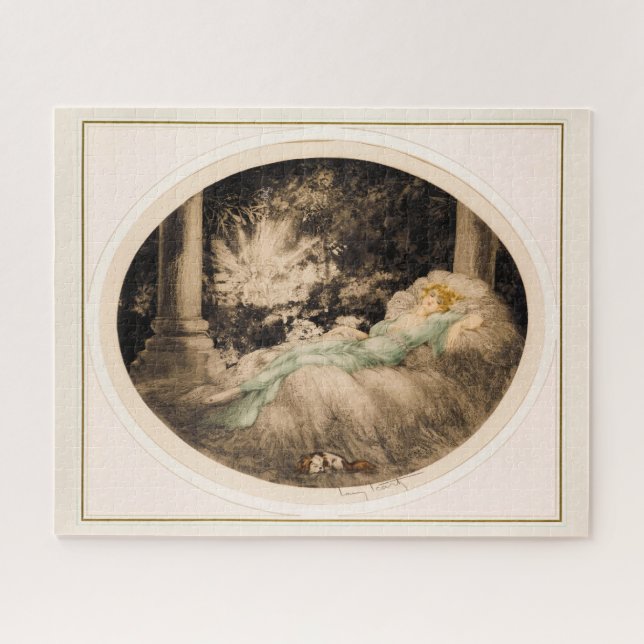Puzzle Beauté dormante par Louis Icart (Horizontal)