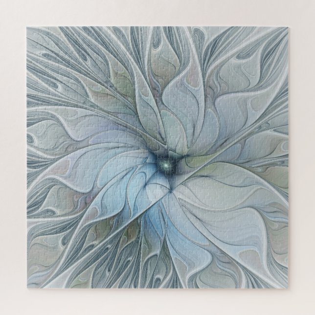 Puzzle Beauté Élégante Fleur d'Art Abstrait Moderne Fract (Vertical)