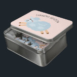 Puzzle Beauté Moderne Pastel Mouton Rose Et Nom De L'Enfa<br><div class="desc">Beauté Moderne Pastel Mouton Rose Et Nom De L'Enfant</div>