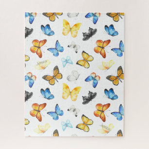 Puzzle Beautiful Butterfly Pattern