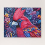 Puzzle Beautiful Cardinal Bird<br><div class="desc">Beautiful Cardinal Bird
Art/illustration
colorful
customizable</div>
