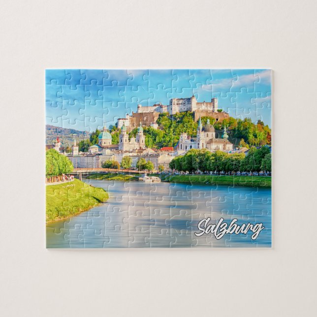 Puzzle Beautiful City Of Salzburg, Austria (Horizontal)