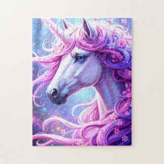 Puzzle Beautiful Unicorn