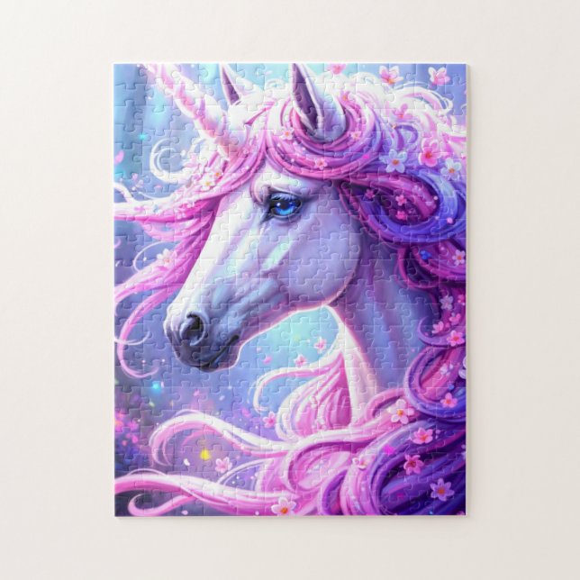Puzzle Beautiful Unicorn  (Vertical)
