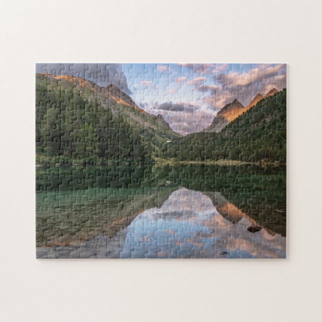Puzzle Beaux Alpes de Suisse du lac | Palpuogna (Horizontal)