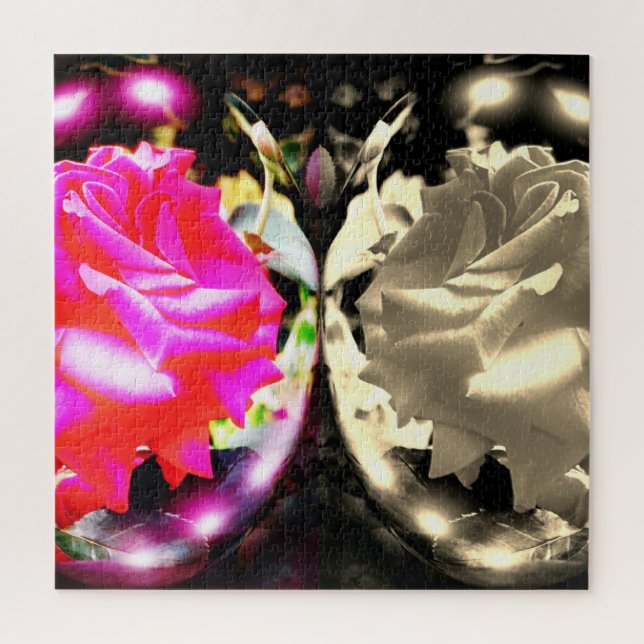 Puzzle Beaux-arts de roses (Vertical)