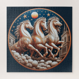 Puzzle "Beaux chevaux mystiques" 33