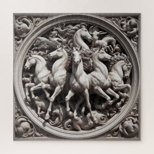 Puzzle "Beaux chevaux mystiques" 34