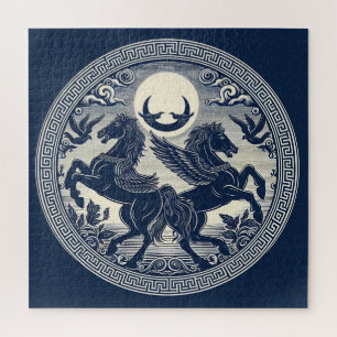 Puzzle Beaux chevaux mystiques 50