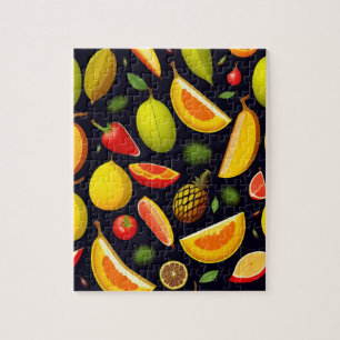 Puzzle Beaux fruits Motifs colorés