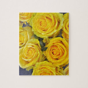 Puzzle Beaux roses jaunes