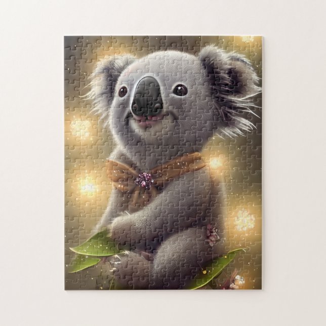 Puzzle Bébé adorable souriant Ours Koala (Vertical)