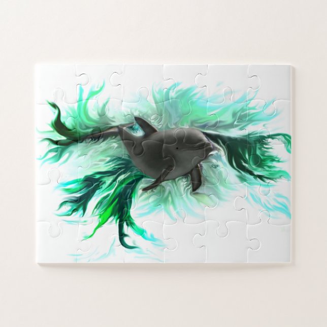 Puzzle Bébé dauphin (Horizontal)