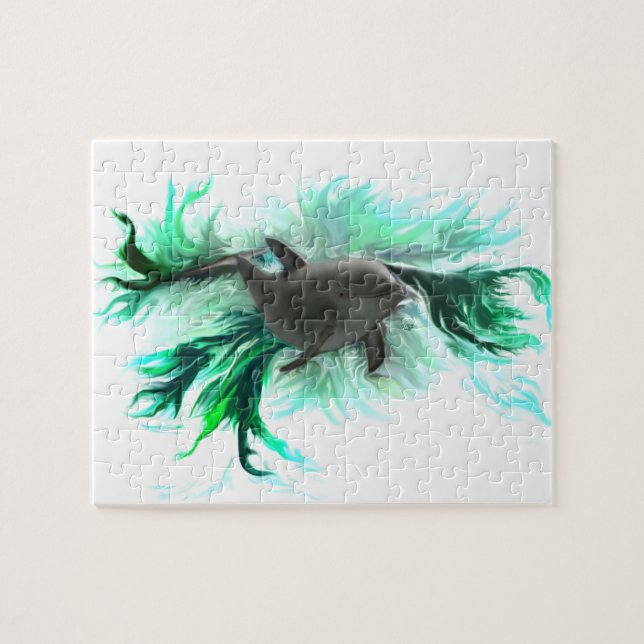 Puzzle Bébé dauphin (Horizontal)