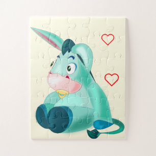 Puzzle Bébé mignon âne