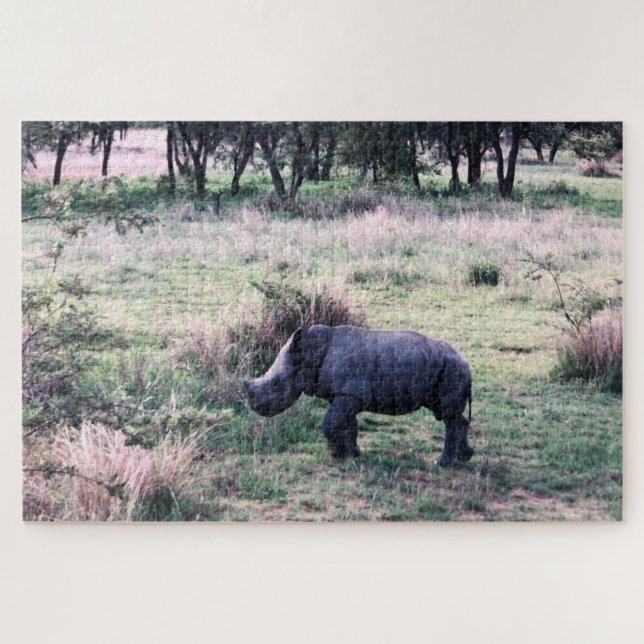 Puzzle bébé rhino (Horizontal)