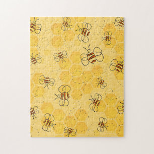 Puzzle Bee Buzzing Honey Bees mignonne