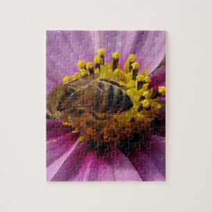 Puzzle Bee Cosmo, Honey Bee et Cosmo Flower