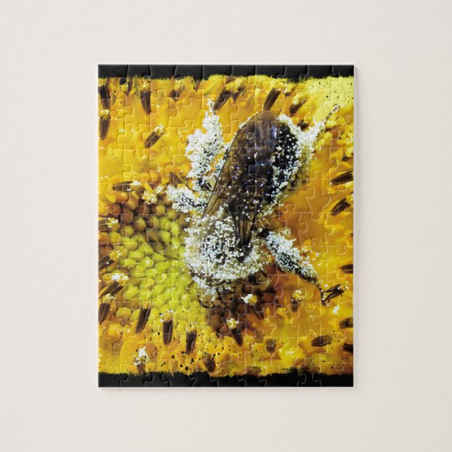 Puzzle Bee miel et tournesol (Vertical)