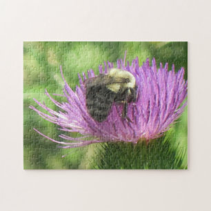 Puzzle Bee & Thistle