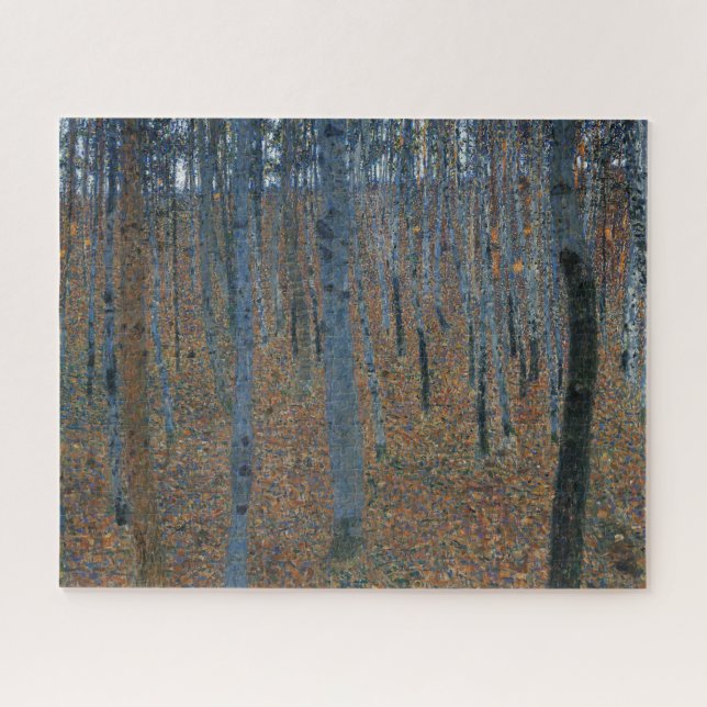 Puzzle Beech Grove I par Gustav Klimt Peinture (Horizontal)