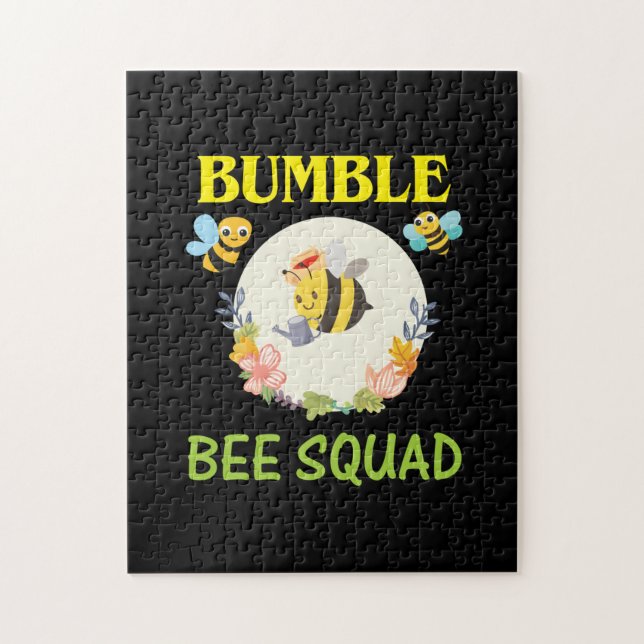 Puzzle Beekeeper Art Bumble Bee Squad (Vertical)