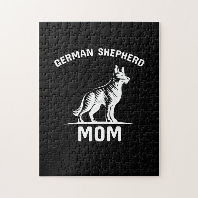 Puzzle Beekeeper Art German Shepherd Mommy (Vertical)