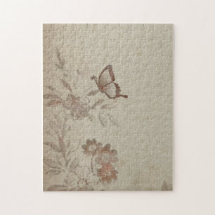 Puzzle Beige vintage Floral