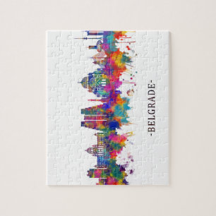 Puzzle Belgrade Serbie Skyline