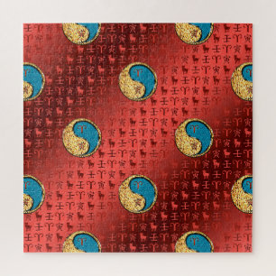 Puzzle Bélier et tigre d'eau