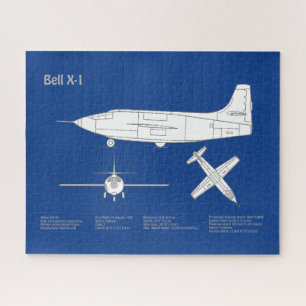 Puzzle Bell X-1 - Plans de plan d'avion ABD