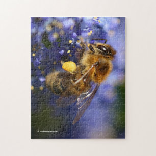 Puzzle Belle abeille de miel sur la Californie Lilac