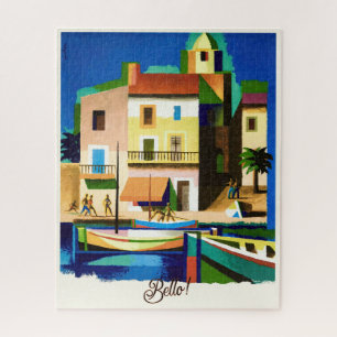Puzzle Belle affiche de voyage Vintage italien