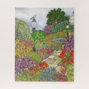 Puzzle Belle aquarelle de jardin