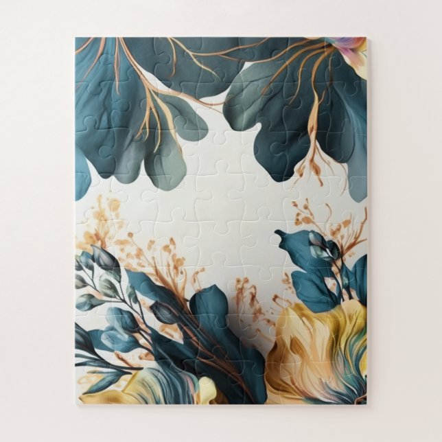 Puzzle Belle aquarelle fleurie (Vertical)