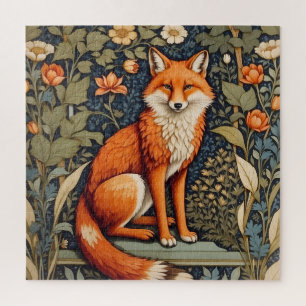 Puzzle Belle assise Red Fox William Morris Inspiré
