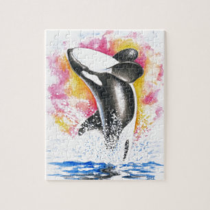 Puzzle Belle Baleine Orca Balayage