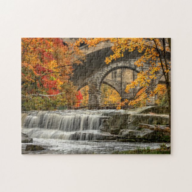 Puzzle Belle Berea Chutes En Automne (Horizontal)